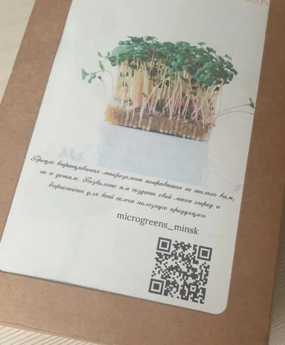 Набор для выращивания микрозелени дома